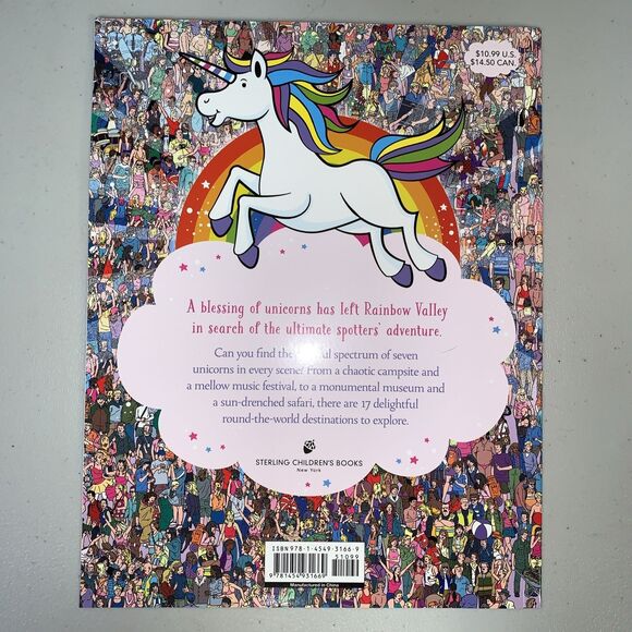 Book Where's the Unicorn? A Magical Search Find by Jonny Marx 2018 Kids Girl's - Picture 2 of 10